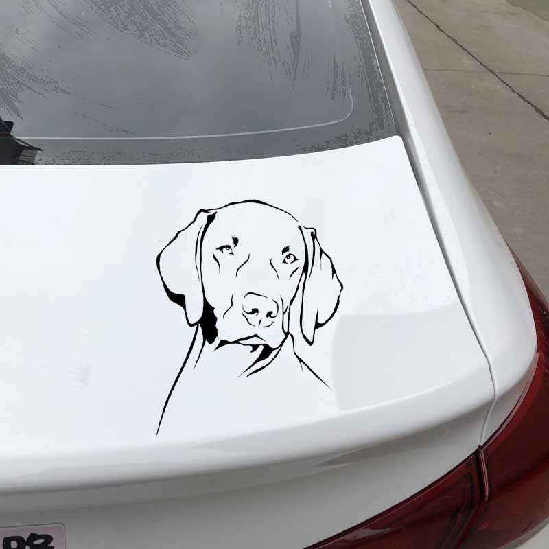 Motorcycle Gear For Dogs - Weimaraner Dog Outline waterdichte PVC vinyl
