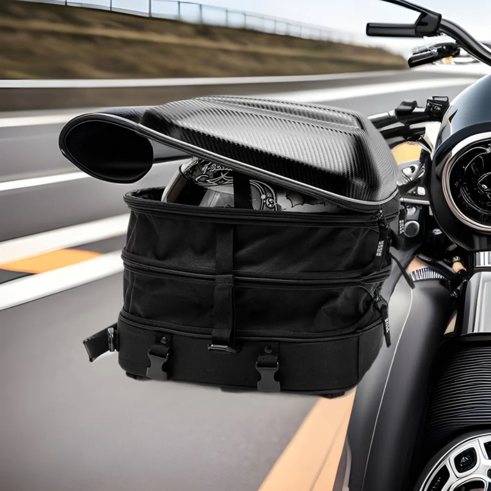 Motorcycle Gear Warehouse - Nieuwe waterdichte motor achtertas, multifunctioneel, duurzaam,
