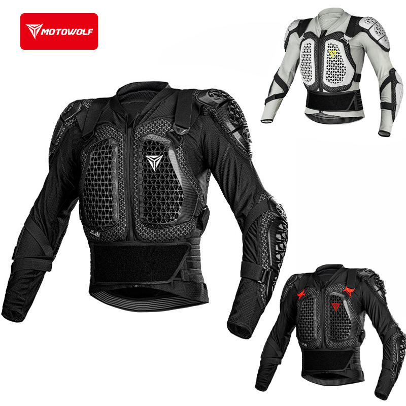 Motorcycle Gear Jacket - Motorjas Heren Motorfiets Body Armor Motocross