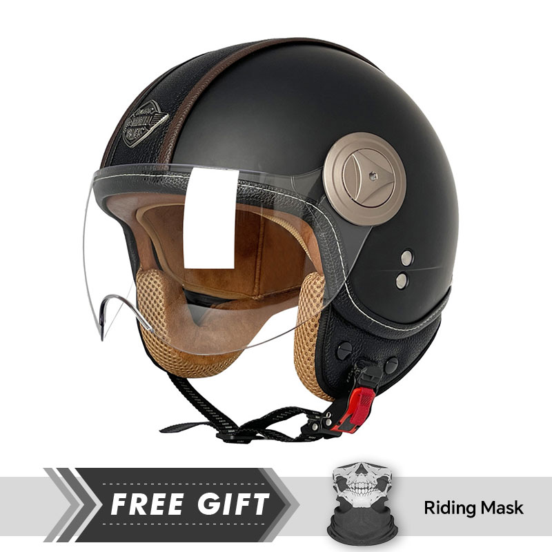 Motorcycle Gear In Store - Open gezicht motorhelm Comfortabele 3/4 open