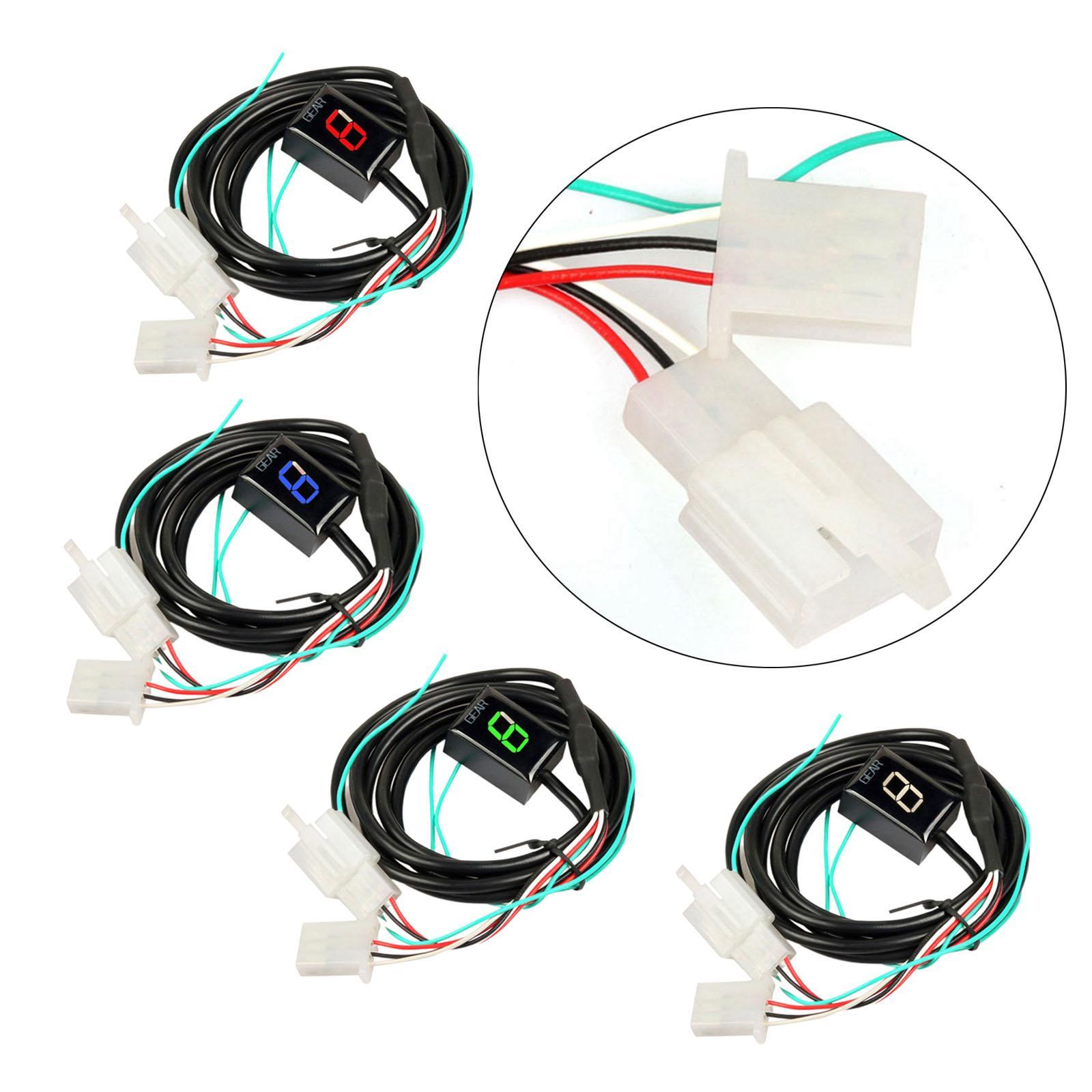 Motorcycle Gear Indicator Install - Indicator voor motorfietsuitrusting Versnellingsdisplaymeter Stevig, eenvoudig