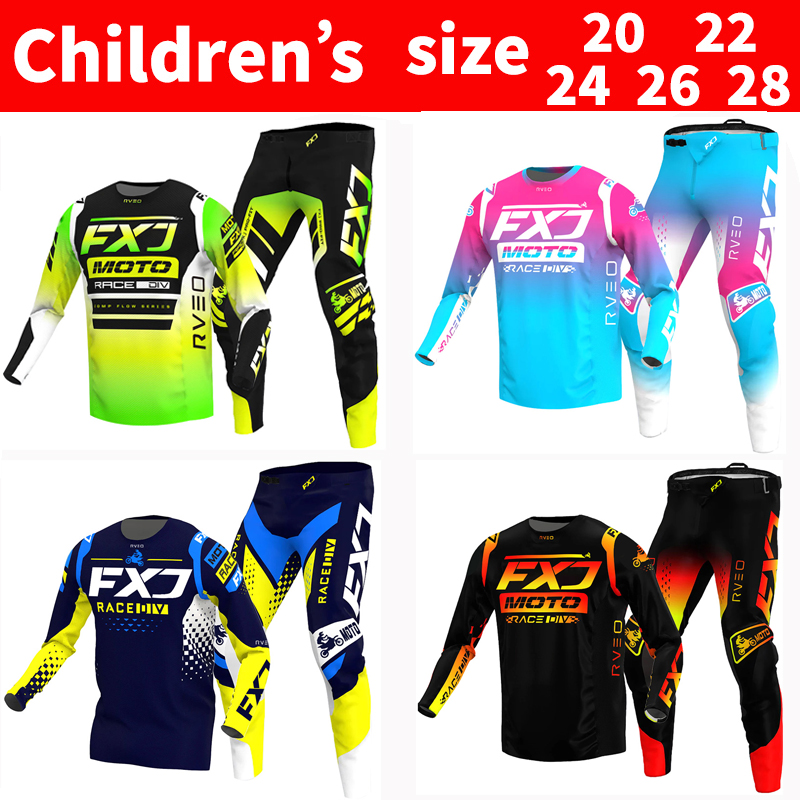 Motorcycle Gear Youth - FXJ Motocross Jersey en Broek kinderen