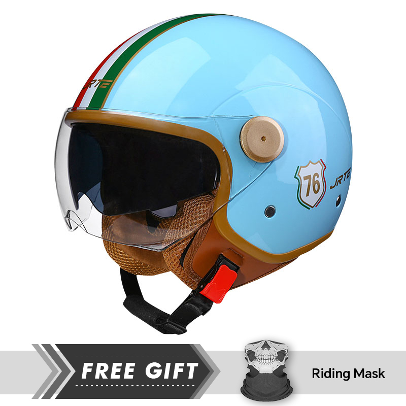 Motorcycle Gear In Store - Dubbele Lens Open Gezicht Motorhelmen DOT
