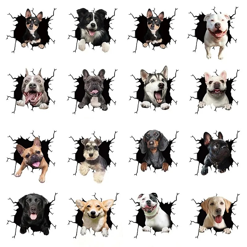 Motorcycle Gear For Dogs - 1Pc Franse Bulldog Hond Sticker Waterdichte