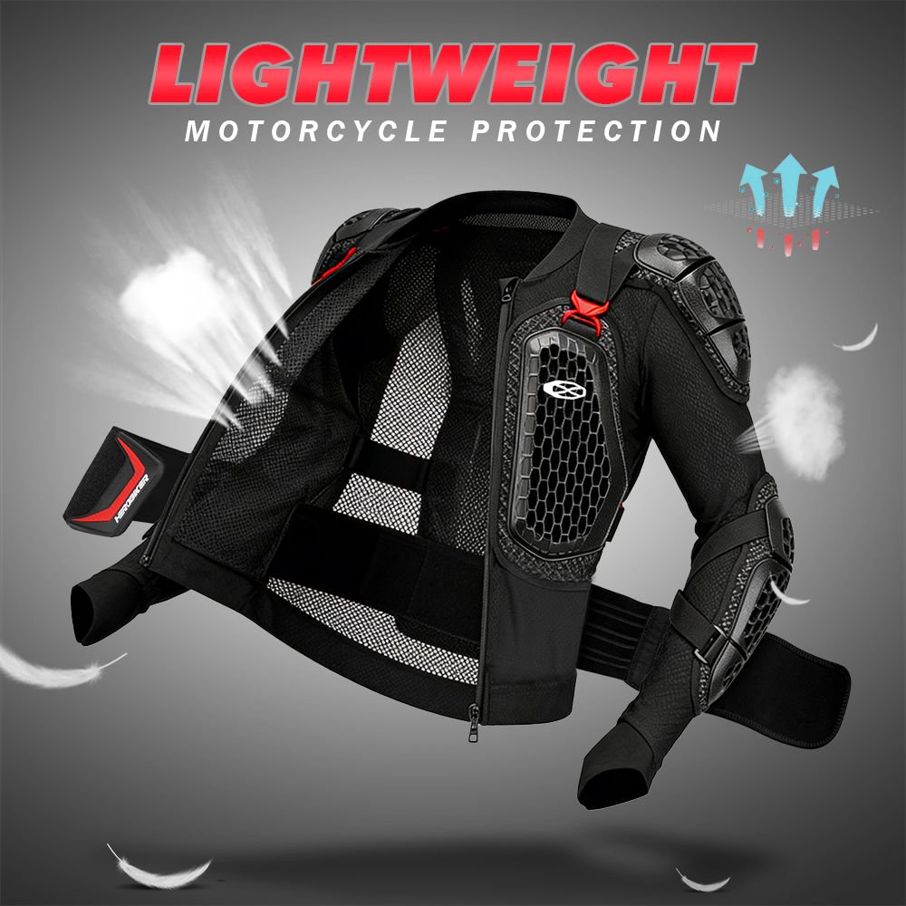 Motorcycle Gear Jacket - Zomer ademende motorjas volledige lichaamsbescherming heren