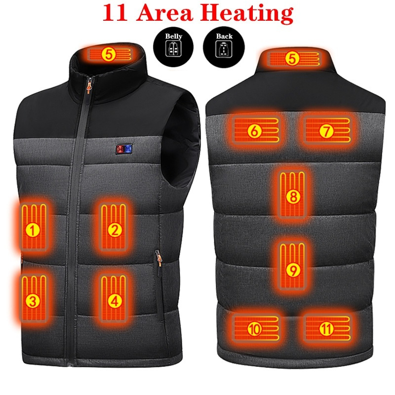 Motorcycle Gear Zone - Verwarmd vest Unisex Opladen Verwarming Kleding