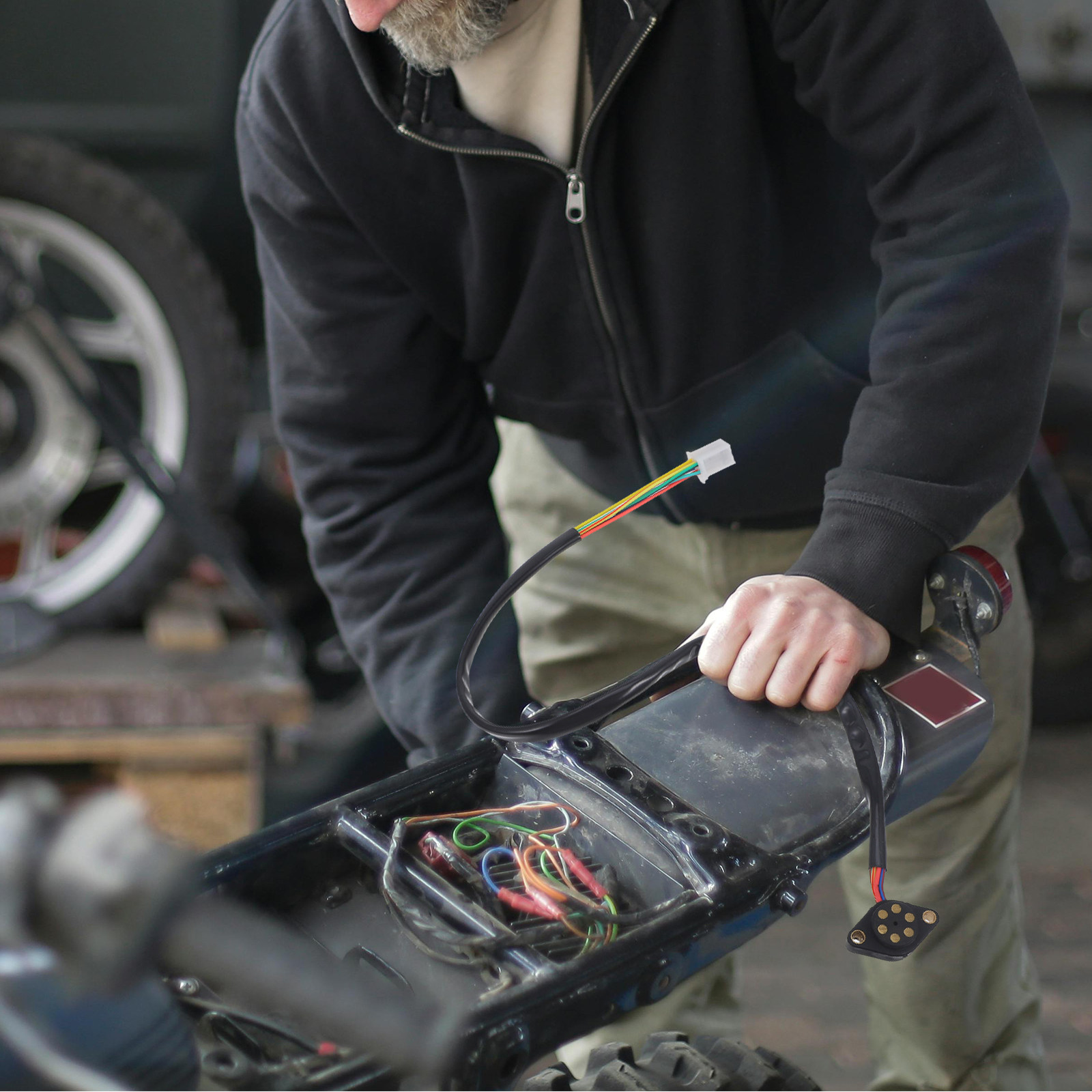 Motorcycle Gear Indicator Install - Versnellingspositiesensor schakelaar voor motorfiets transmissie-indicator Hoge