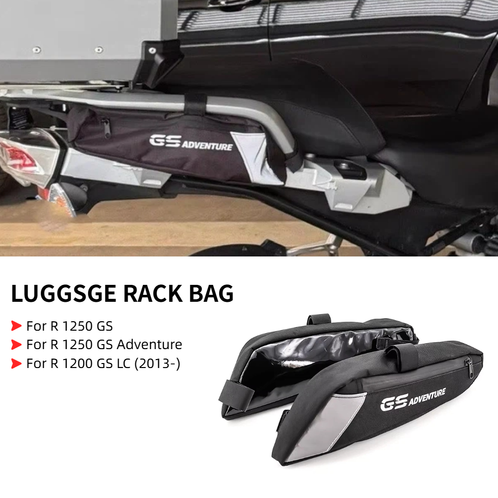 Motorcycle Gear Warehouse - Motorfiets Staartrek Zijtassen Waterdichte Tassen Frame