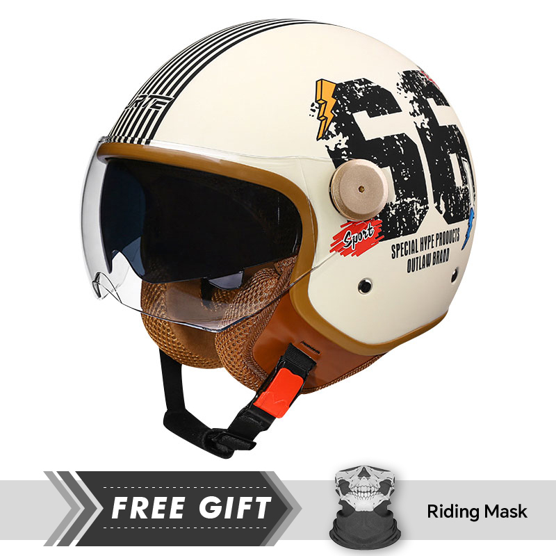 DOT 3/4 Open Gezicht Motorhelm - Motorcycle Gear In Store recensie en prijs