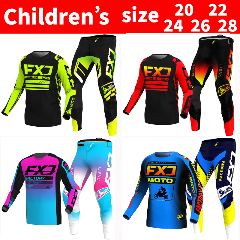 FXJ Motocross Jersey en Broek  - Motorcycle Gear Youth recensie en prijs