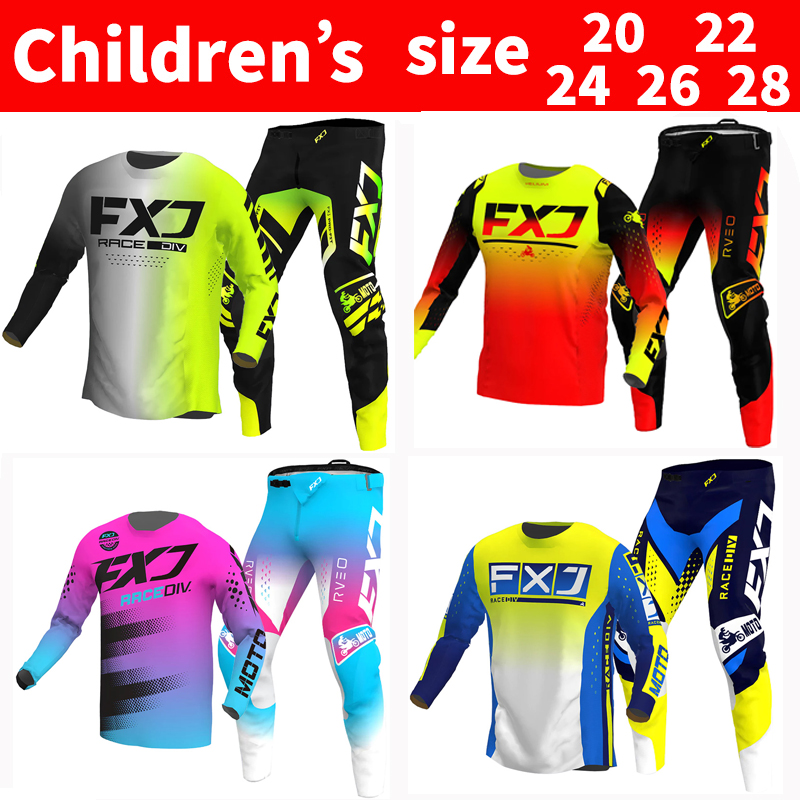 FXJ Motocross Jersey en Broek  - Motorcycle Gear Youth recensie en prijs