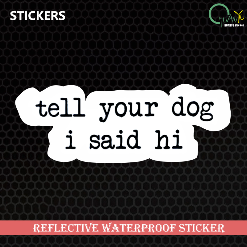 Creatieve Tekststickers Vertel - Motorcycle Gear For Dogs recensie en prijs