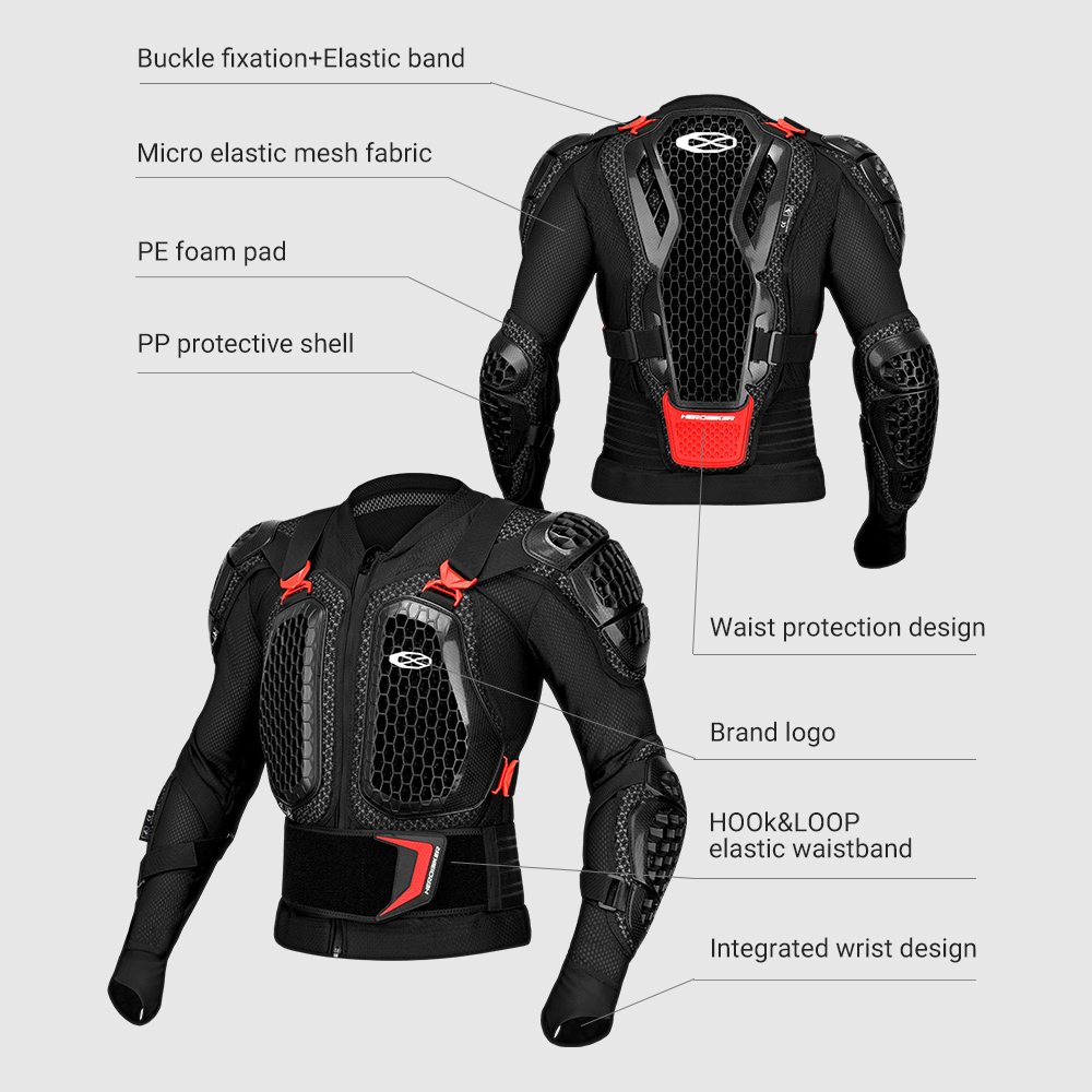 Zomer ademende motorjas volled - Motorcycle Gear Jacket recensie en prijs