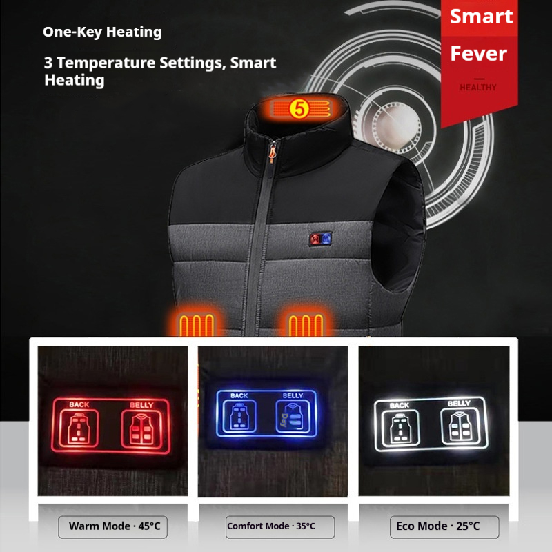 Verwarmd vest Unisex Opladen V - Motorcycle Gear Zone recensie en prijs