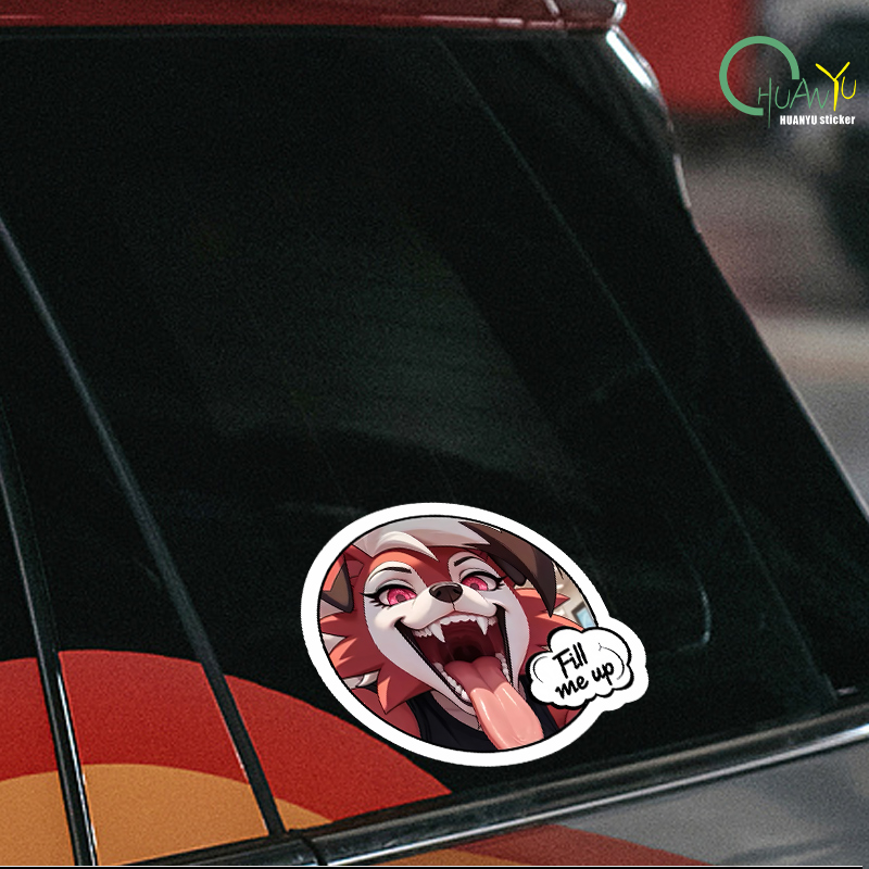 Autosticker vos hond hoofd gep - Motorcycle Gear For Dogs recensie en prijs