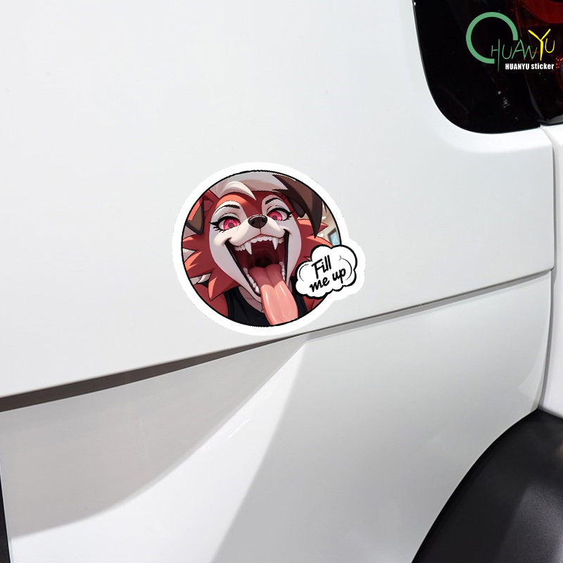 Autosticker vos hond hoofd gep - Motorcycle Gear For Dogs recensie en prijs