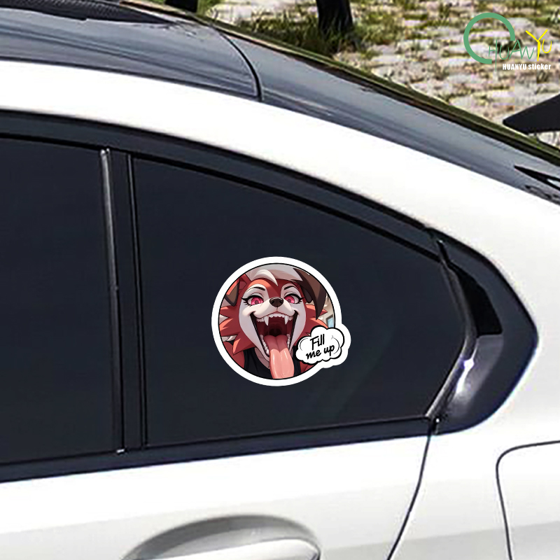 Autosticker vos hond hoofd gep - Motorcycle Gear For Dogs recensie en prijs