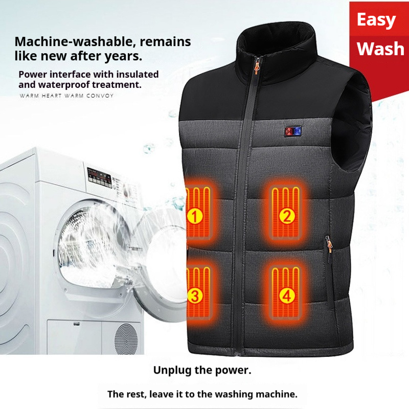 Verwarmd vest Unisex Opladen V - Motorcycle Gear Zone recensie en prijs