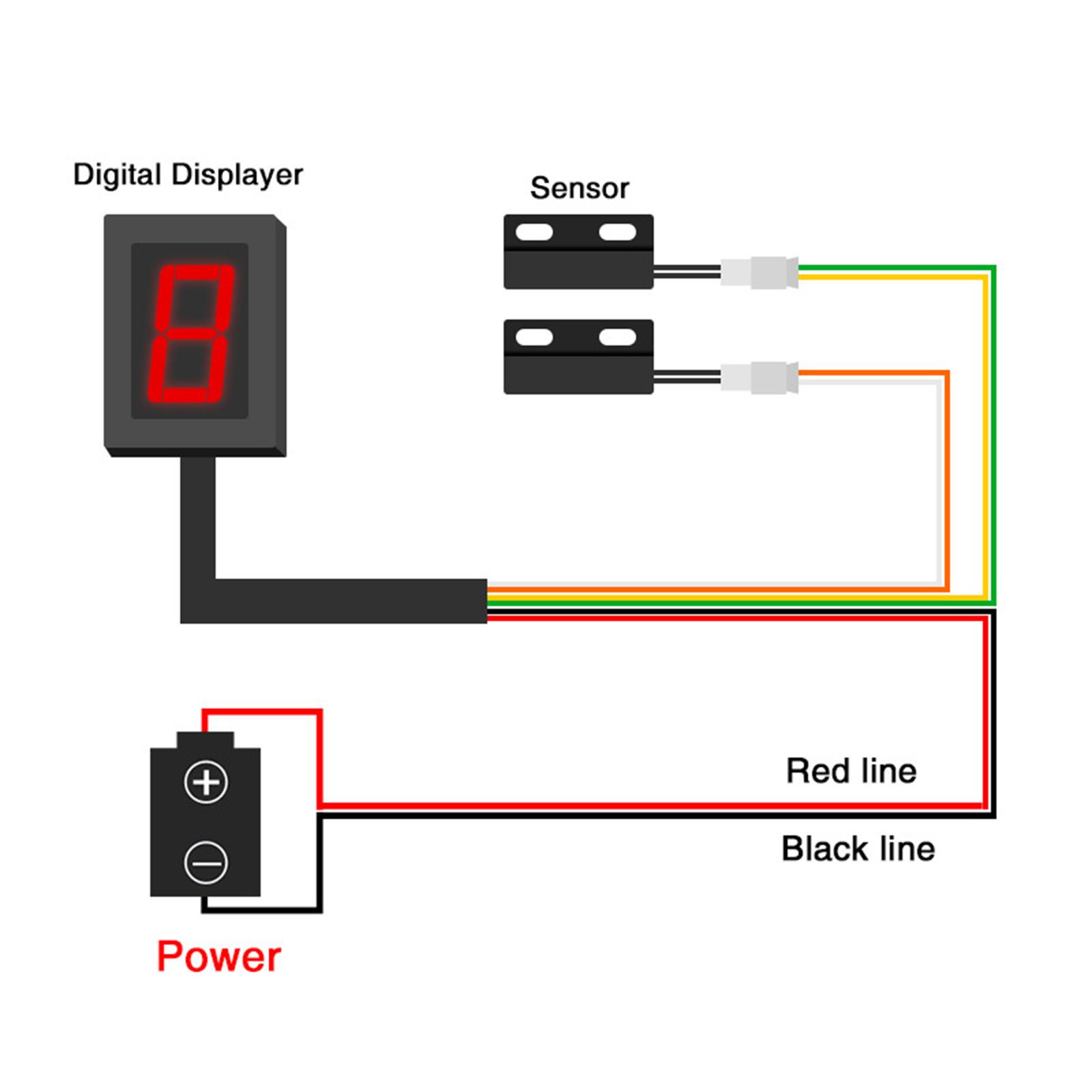 Universele digitale versnellin - Motorcycle Gear Indicator Install recensie en prijs